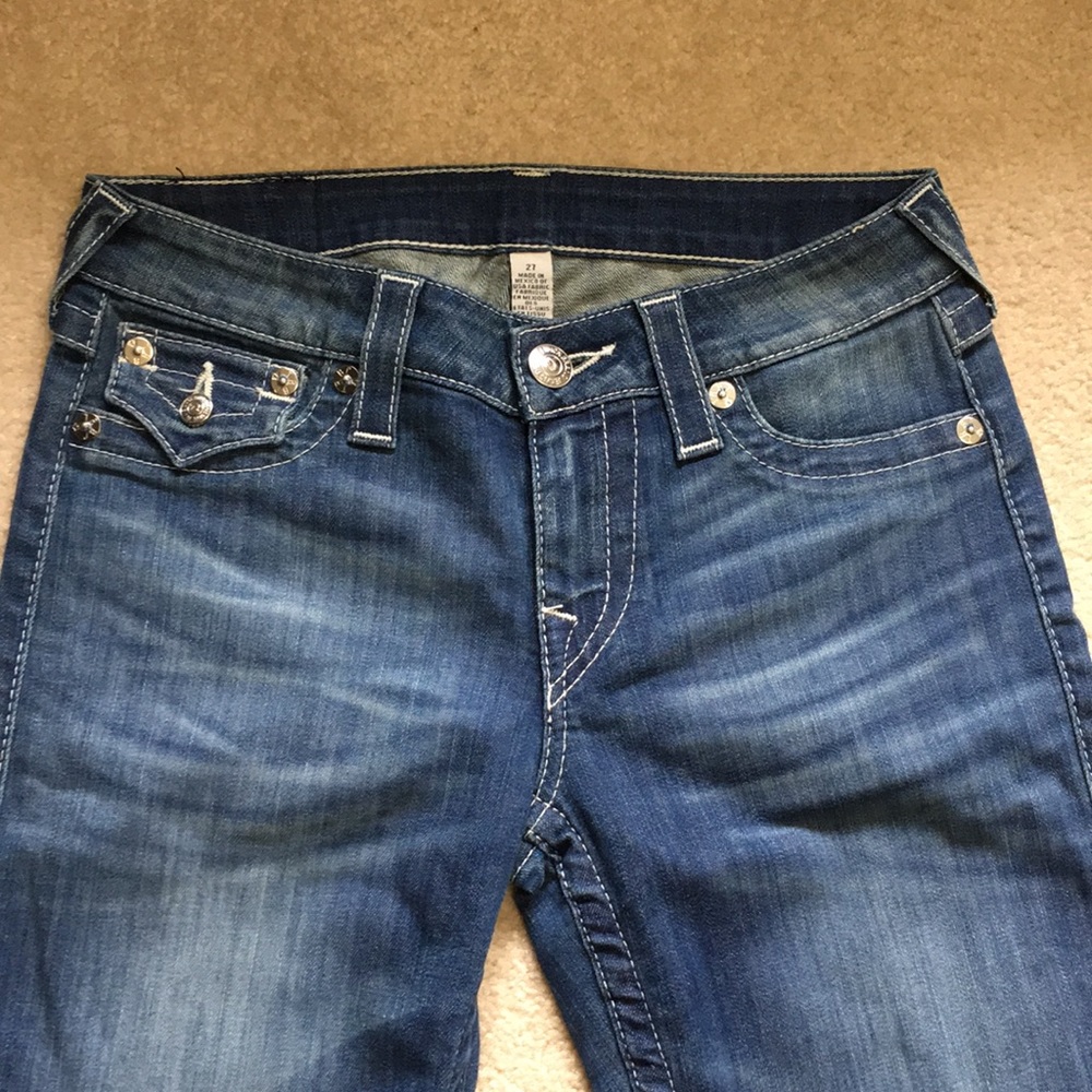 True Religion Flap Pocket Jean Legging - Picture 4 of 12